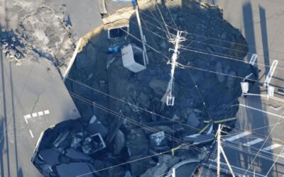 Two-Week Search Concludes for Driver Trapped in Sinkhole Near Tokyo