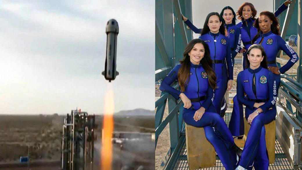 Katy Perry and Blue Origin’s All-Female Crew Launch into Space: A Historic Moment Amidst Controversy